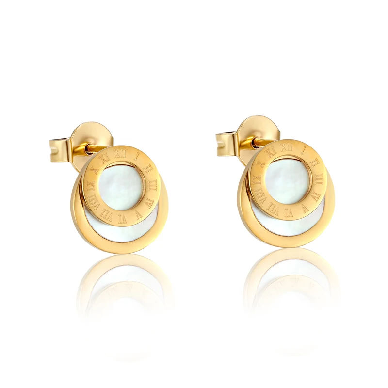 Стиль, красивые серьги-гвоздики с белыми ракушками, модные ювелирные изделия от известного бренда, серьги на свадебную вечеринку для женщин, девушек, мужчин, серьги