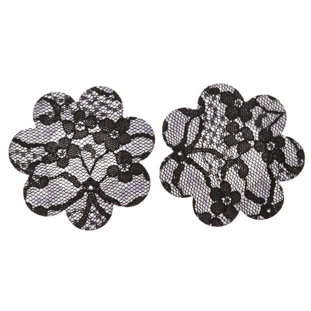 20x Sexy Lace Flower Adhesives Breasts Nipple Covers Pads Breasts Stickers Women's Invisible Lift Tape Dress Pasties