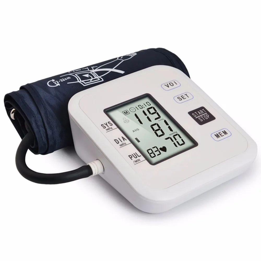 

Arm Type Rechargeable Voice Tonometer Smart Digital Blood Pulse Pressure Monitor Health Care Household Sphygmomanometer New sale