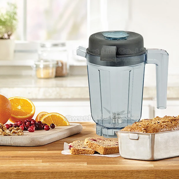 BPA FREE 32 Ounce 900ml Dry Grains Grinding Jar container pitcher small grinder jug for blender mixer processor SPARE PARTS (9)