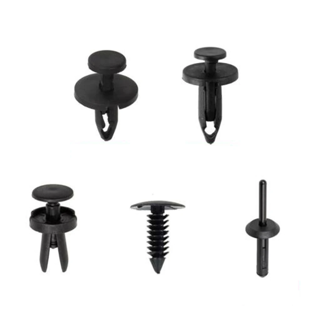 

50PCS Car Plastic Fastener Black Clip Car Bumper Fender Assortment Kit Car Accessories Fits For Chrysler 300 2005-2010