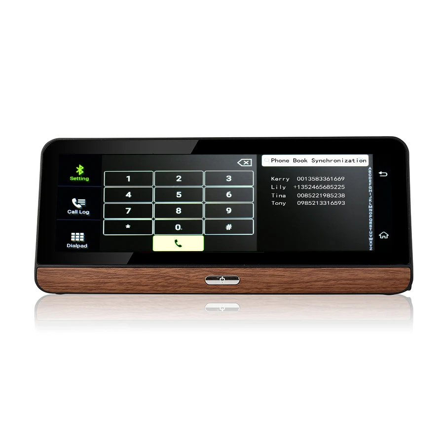 Автомобильный видеорегистратор 8 дюймов IPS Touch 4G камера с GPS навигацией Android 5 0 Wi Fi