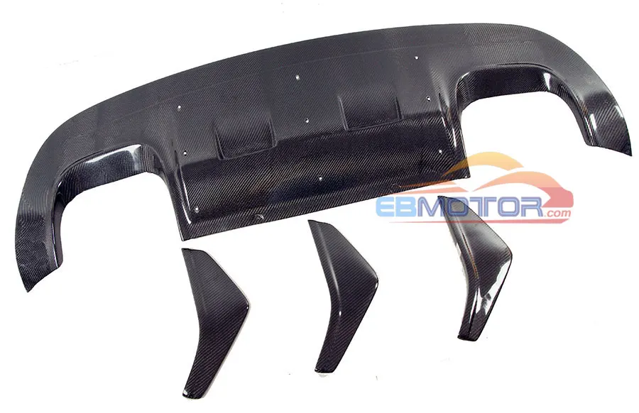 A TYPE Real carbon fiber rear diffuser spoiler for BMW E71 X6 M X6M 2009-2014  B370