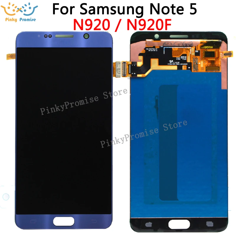 

5.7" For SAMSUNG NOTE 5 LCD For SAMSUNG Galaxy Note5 N920F N920 N920A With Touch Screen Digitizer Assembly Replacement