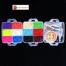 perler Бусины 9000 шт. Box Set 5 мм Hama Бусины предохранитель Бусины 6 шаблон+ 6 железо бумага+ 3 Пинцет головоломки DIY игрушка