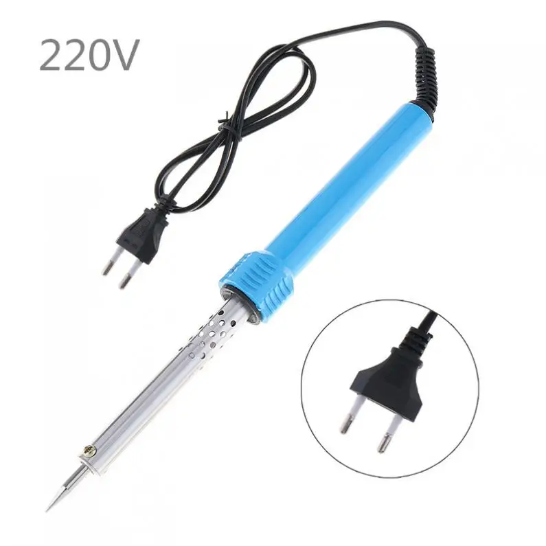 30W 220V Нержавеющая сталь Внешний Отопление Электрический паяльник с вилкой