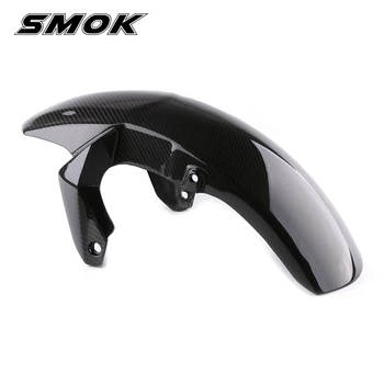 

SMOK Motorcycle Carbon Fiber Front Fender Splash Mud Dust Guard Mudguard For Kawasaki ER6N ER-6N ER6F ER-6F NINJA 650R 2012-2016
