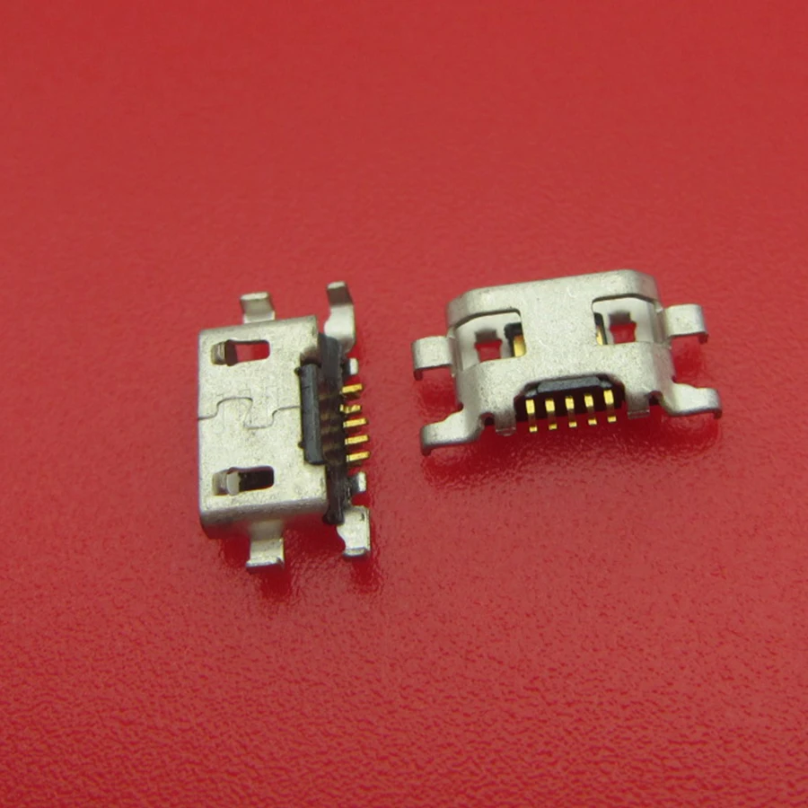 100 шт. микро мини USB разъем для зарядки порт док станция Замена запасных частей Lenovo