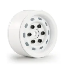 4pcs AUSTAR AX-618 1.9inch RC Tires Beadlock Metal Wheels Hub Rim Set for Axial SCX10 RC4WD D90 1/10 RC Car RC Accessories