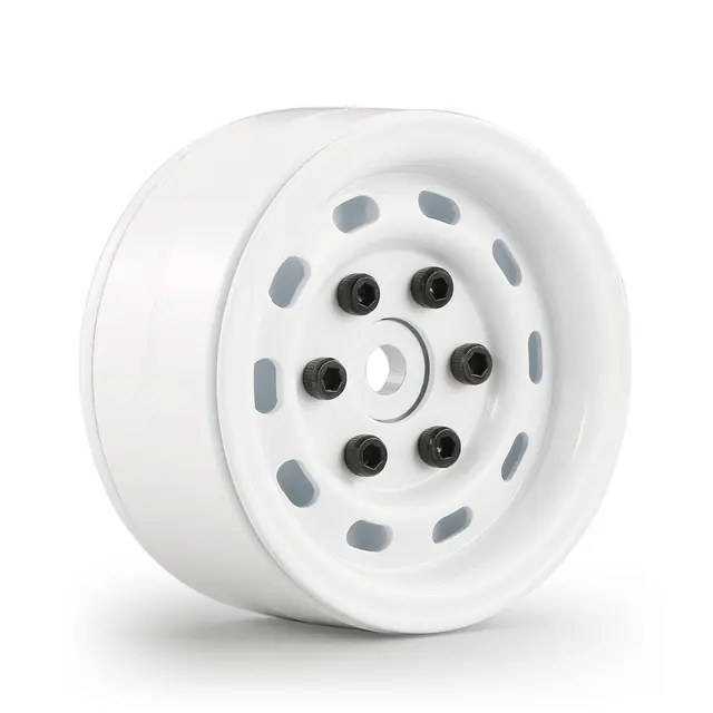 Cheap 4pcs AUSTAR AX-618 1.9inch RC Tires Beadlock Metal Wheels Hub Rim Set for Axial SCX10 RC4WD D90 1/10 RC Car RC Accessories