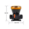 TRANSCTEGO – lampe frontale de chasse Rechargeable Fshing 18650, alimentée par batterie, lumière forte, longue Distance, Led, torche réglable ► Photo 3/6