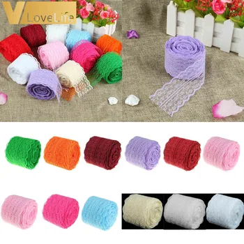 

10yard/lot 45mm width Cheap Lace Fabric Trim Ribbon DIY Garment Accessories embroidered lace ribbon Bilateral