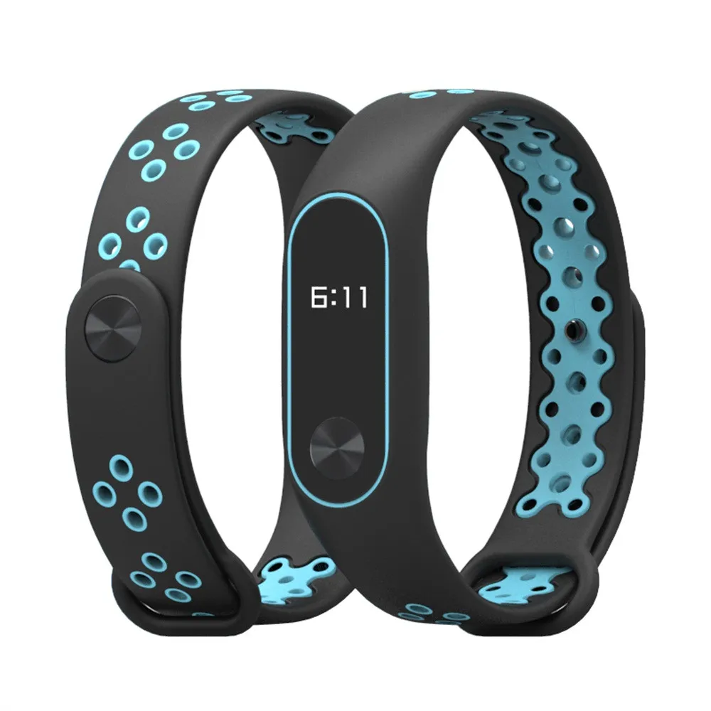 Для Xiaomi Mi Band 2 Прочный сменный ТПУ анти-офф Браслет спортивный браслет# NE807