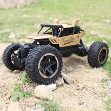 Topekia 1:10 RC автомобиль 4WD 2,4 ГГц скалолазание автомобиль 4x4 двойные двигатели Bigfoot автомобиль дистанционное управление Модель внедорожный автомобиль игрушка