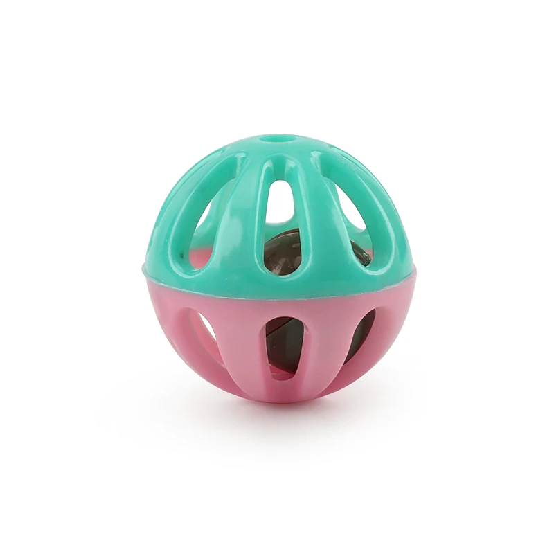10pcs Plastic Ball Pet Toy Small Bell Balls Cat Toy Hollow Out Cat Toys For Kitten