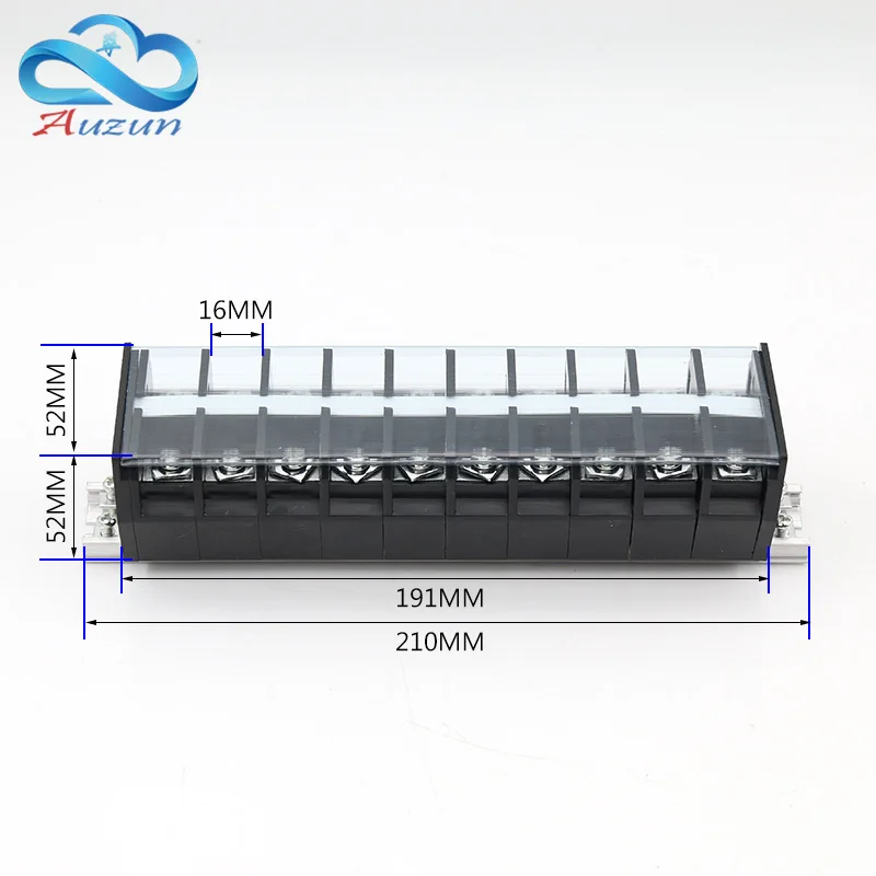 TD-6010 рельсовые Клеммник комбинации клеммный блок 10 терминальный блок 60A660V