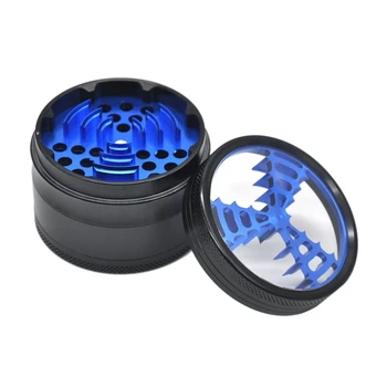 

Aluminum Electric Tobacco Grinder Crusher Herb Smoke Grinders Flashlight Pollen Cigarett Aluminum Alloy Metal Handheld Chopper