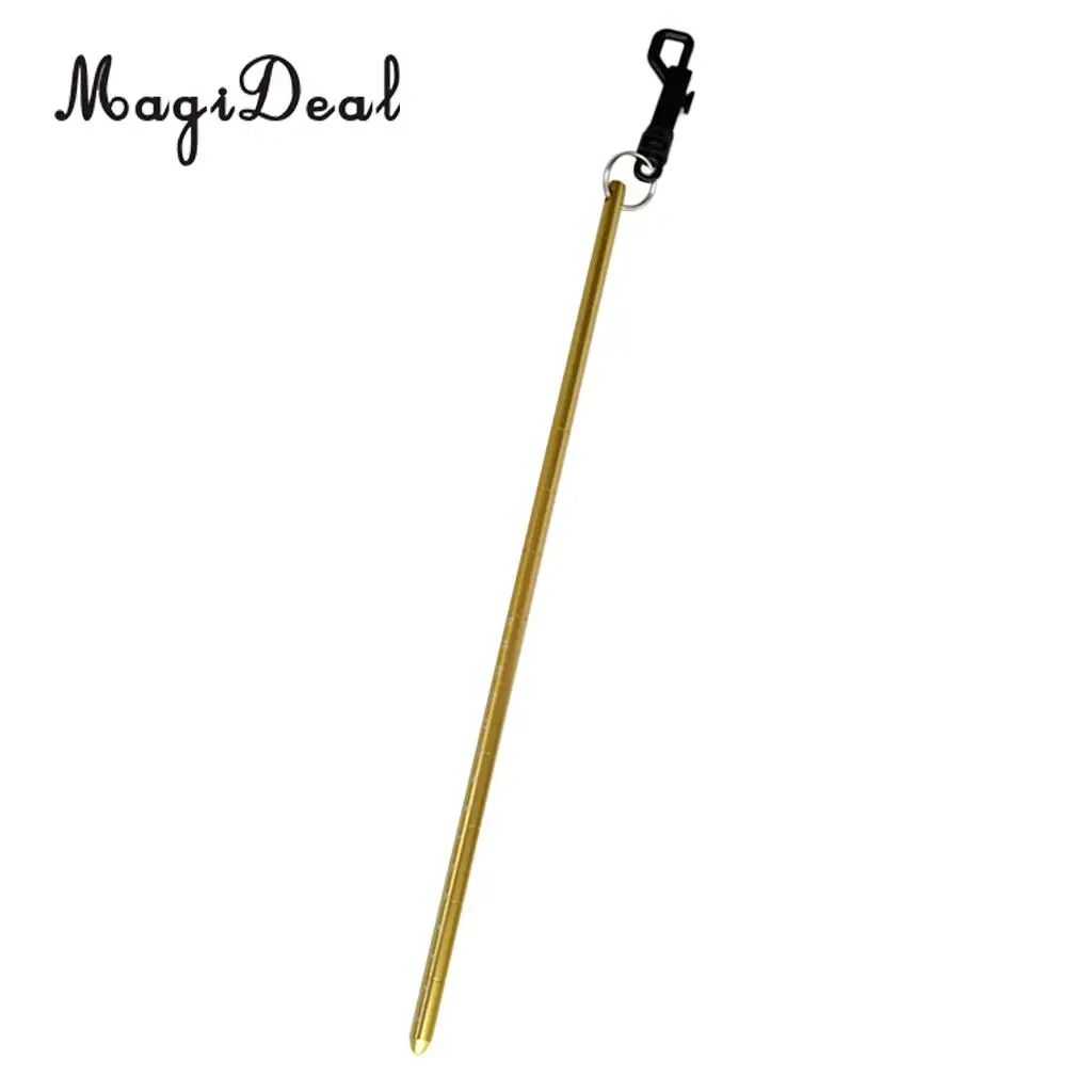 MagiDeal Aluminum Dive Lobster Tickle Pointer Stick Rod, Measurement, Clip for Safety Underwater Scuba Diving Diver Photographer