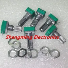 10 шт. B100K аудио усилитель герметичный потенциометр 15 мм вал 3 штыря RK097N