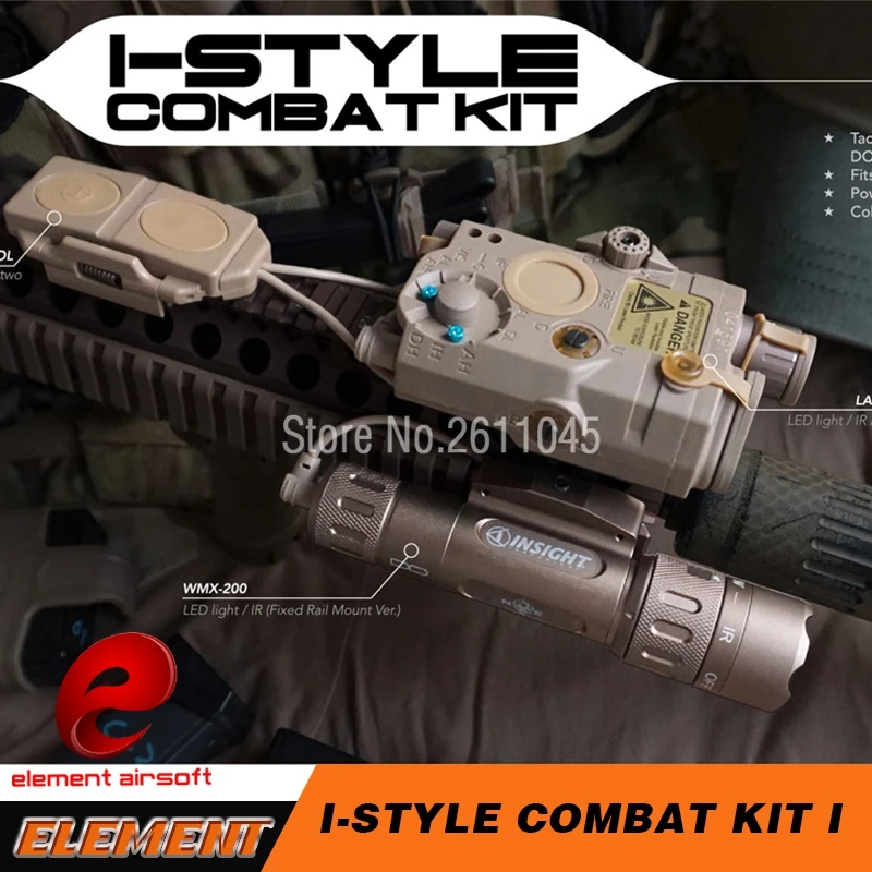 

Element TBFMA LA-5/PEQ-15 Battery Case Military Tactical Display Dummy Battery Case Airsoft Hunting Paintball Battery EX418