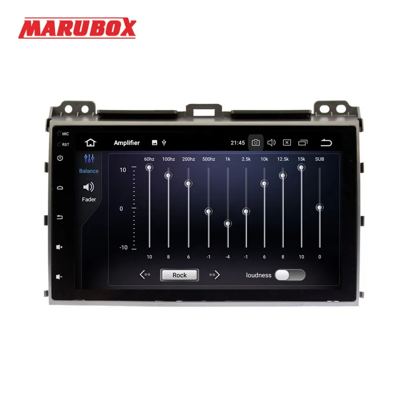 Cheap MARUBOX 2 Din Android 9.0 Eight Ocre 4GB RAM For Toyota Prado 120 Land Cruiser 9" IPS GPS Radio Car Multimedia Player 9A107PX5 2