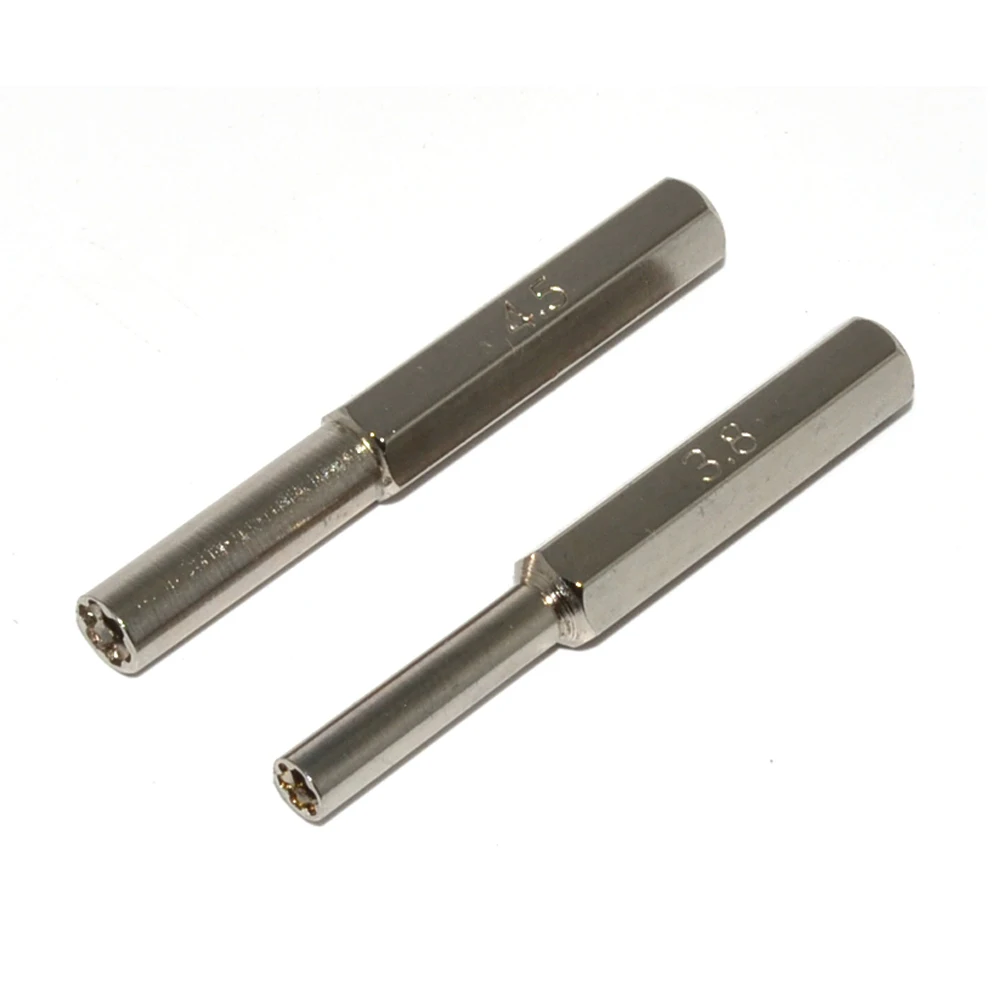 

10PCS a lot Security Bit Tool 5cm 3.8mm+4.5mm Screwdriver for Nintend for SEGA Game Console Cartridges Repair Tools