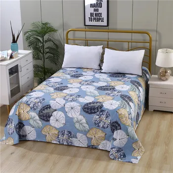

1 piece 100% cotton high-grade environmentally-friendly active printed flat sheet available in various sizes
