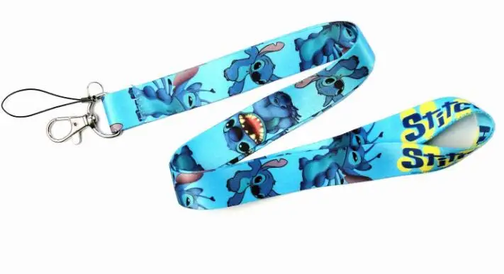 1 шт. Lilo & Stitch key lanyards id бейдж держатель брелоки ремешки для Мобильный телефон