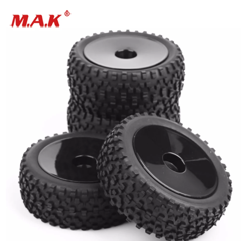 

1:10 Scale Tires and Wheel with 12mm Hex fit Buggy Off-Road Car Model Toys Accessories Gifts Collections
