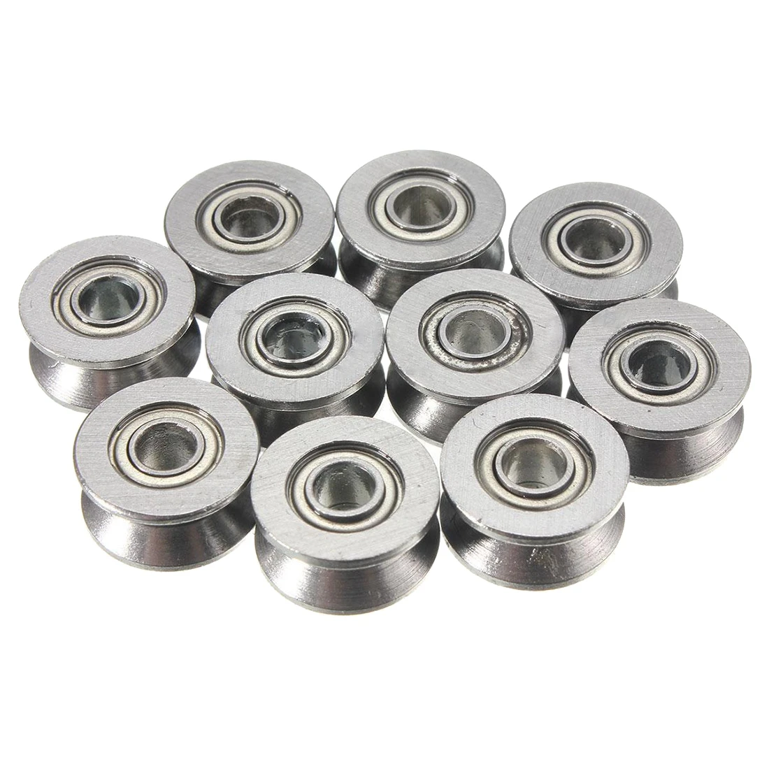 

10PCS BALL BEARING 624VV V SLOT SEALED 4 X 13 X 6mm Silver