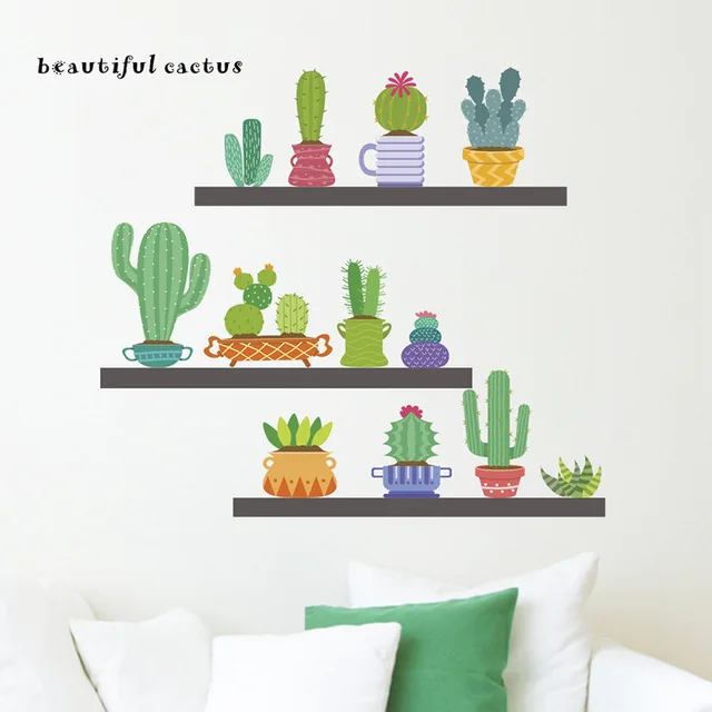 Special Price % Beautiful Cactus Wall Stickers Home Decor Living Room Dining Room Decoration Accessories PVC DIY Plants Mural Wall Art Decal Special Price % Beautiful Cactus Wall Stickers Home Decor Living Room Dining Room Decoration Accessories PVC DIY Plants Mural Wall Art Decal