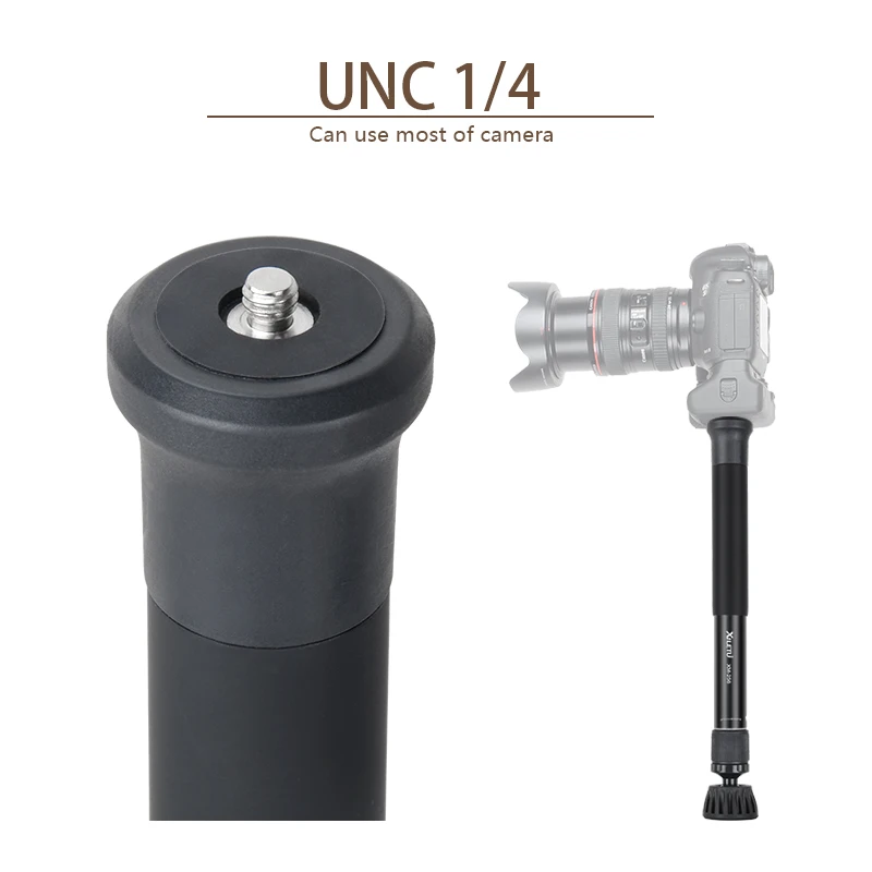 Skup XILETU XM 256 Monopod 47.8 cala poręczny statyw Monopod Selfie Stick polak do aparatu kamery smartfona kamery bez lustra