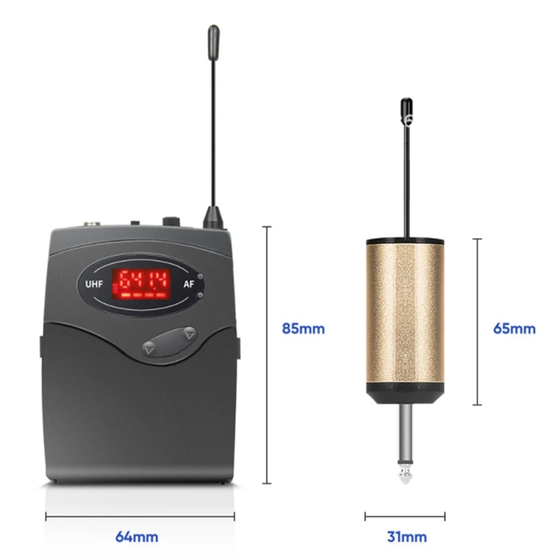 Беспроводная микрофонная система, набор беспроводных микрофонов с гарнитурой и петличный отворотом микрофоны Beltpack передатчик приемник