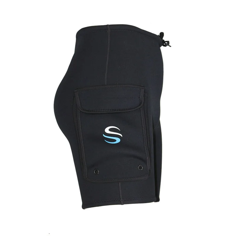 SLINX 3 мм Неопреновые технологические шорты для подводного плавания, гидрокостюм, оборудование для дайвинга, плавки для серфинга, погружные Карманные штаны черного цвета