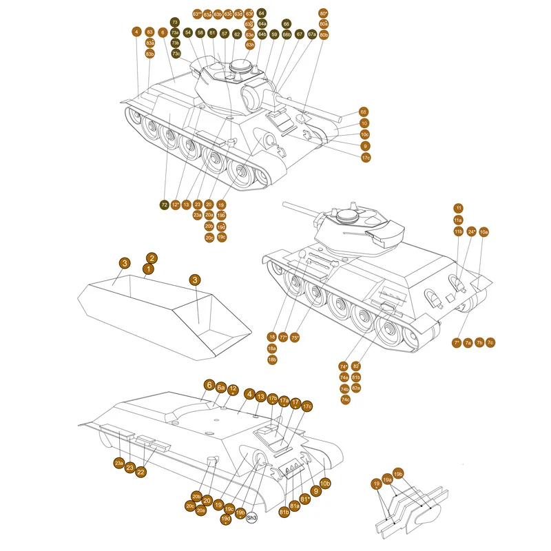 PZKpfw 747 T-34(r) немецкий танк 1:50 танк с док-станцией DIY Бумажные модели детские игрушки игра-головоломка сборка ручная работа