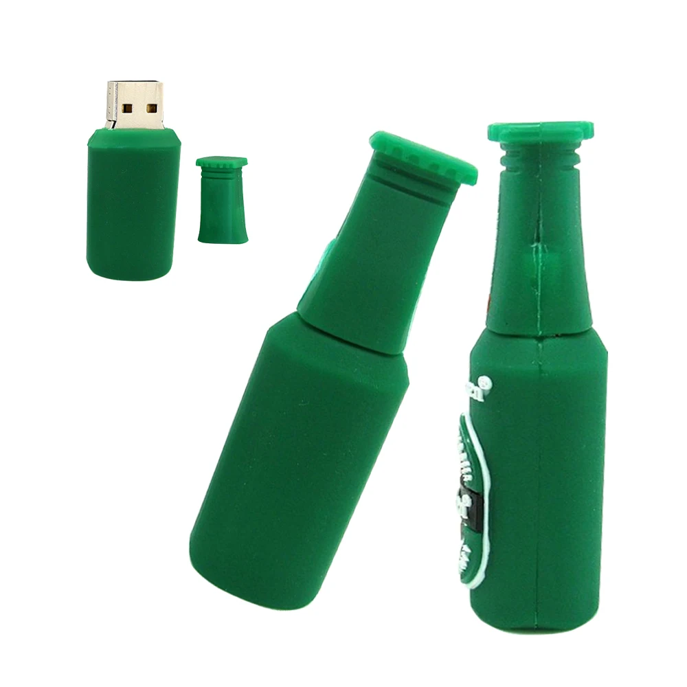 Купить Usb флеш накопитель Creative Beer Pen Drive 32 Гб 64 г необычный флеш накопитель 4 ГБ 8 ГБ 16 ГБ Флэшка высокоскоростная Memory Stick USB 2,0 U диск