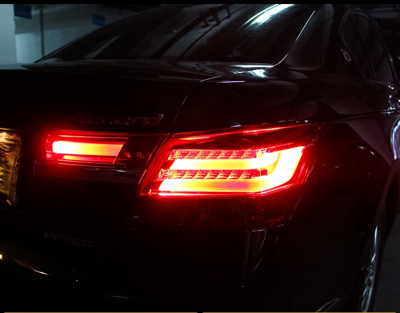 АКД Автомобиль Стайлинг для соглашения задние фонари 2008-2012, светодиодный задний фонарь светодиодный задние лампы ДРЛ стоп-сигнал обратный Авто Интимные аксессуары