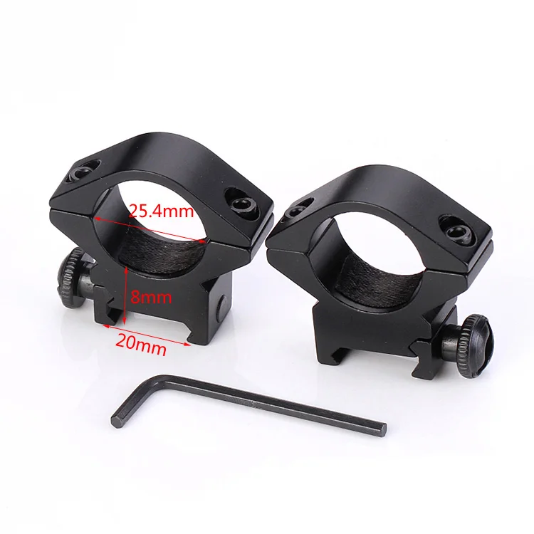 LUGER 3-9x32 AOL охотничья оптика Riflescope красный зеленый Mil точка с подсветкой сетка угловой интегральный Зонт тактический прицел для пистолета - Цвет: 20mm