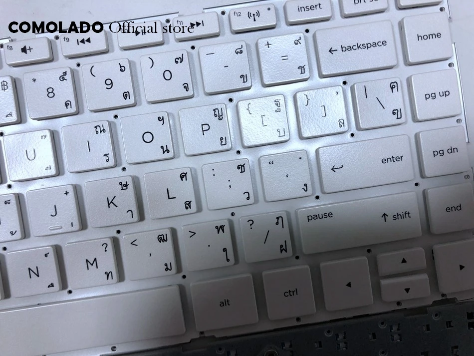 TI Thailand Keyboard For HP Pavilion 14-E Series 14-E000 14-E016LA 14-E018LA 14-EE001TX White Without Frame Keyboard TI Layout -2