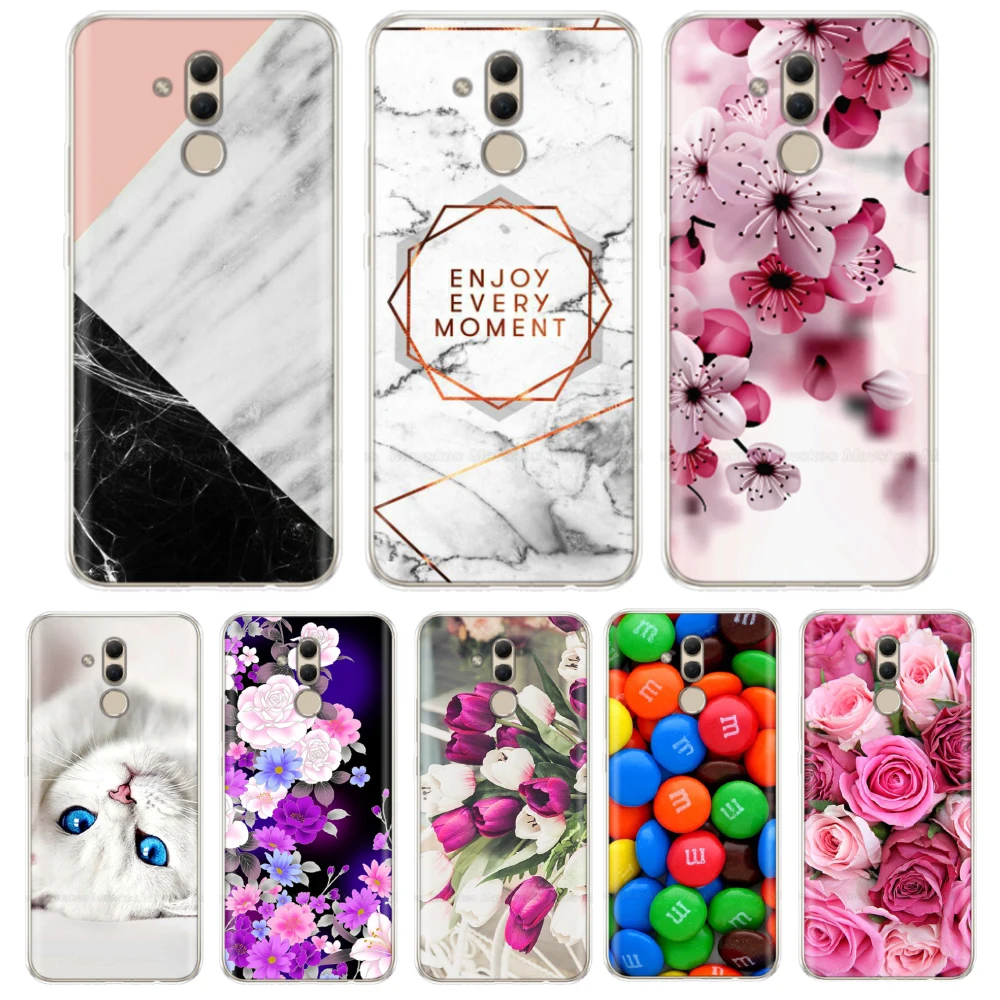Для Huawei Mate 20 Lite чехол Mate20 Мягкая силиконовая задняя крышка ТПУ для смартфона SNE-LX1