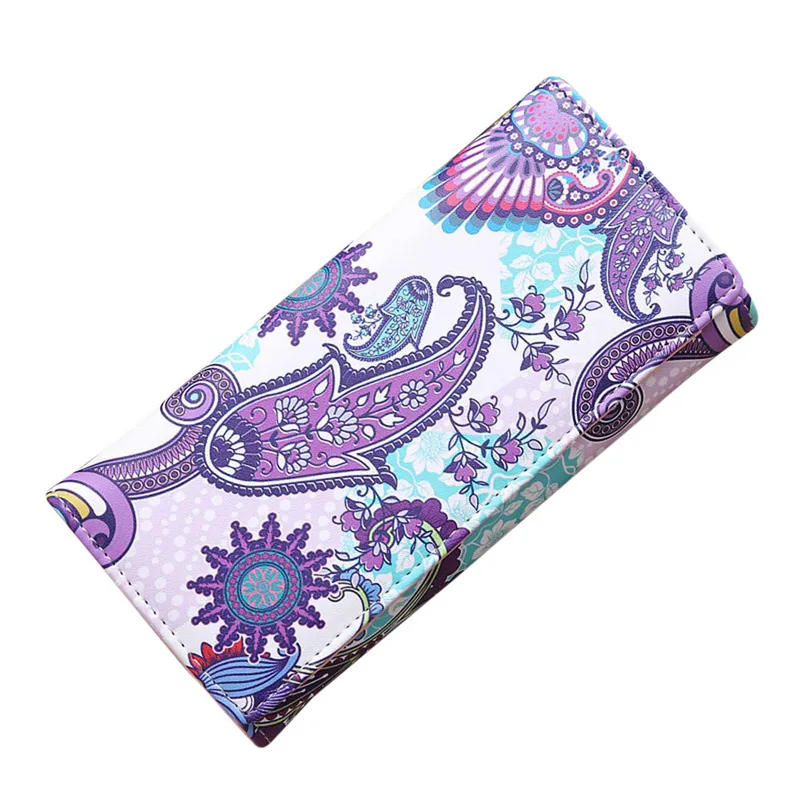 

OCARDIAN Women Pattern Hasp Long Wallet Coin Purse Card Holders Handbag Casual # P ##418