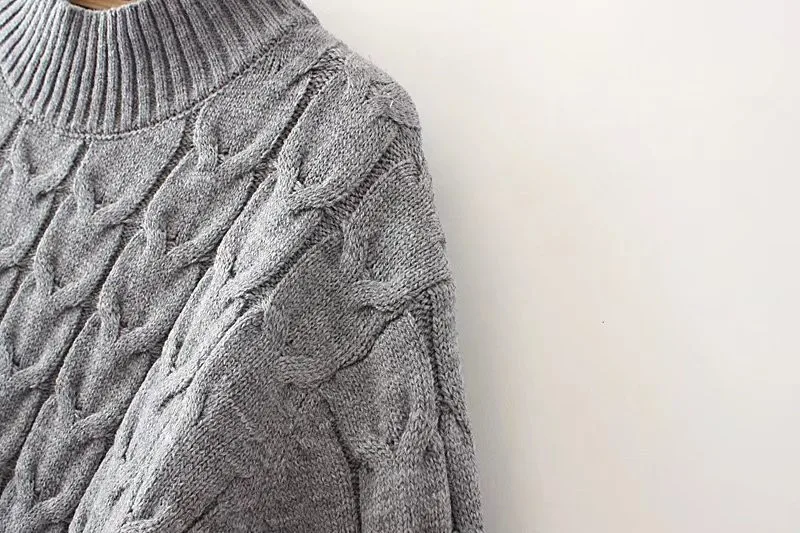 Большой размер 4XL вязаный женский свитер осень зима круглый вырез длинный рукав свитер пуловер женский джемпер повседневные топы G68