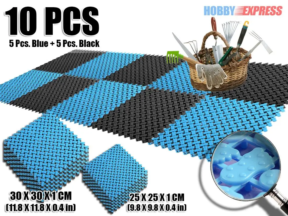 New 1 pack of Anti Slip Home Plastic Floor Mat 25 x 25 cm OR 30 x 30 cm