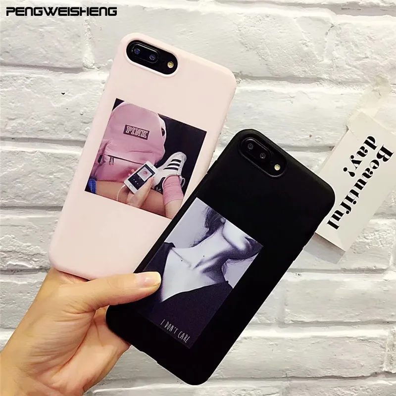 Phone Cases For iPhone 7 8 6 6s 7Plus 8Plus Fashion Girls Design Girl Styles Cover for iphone X case