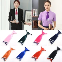 LNRRABC атласный двухслойный Нож Форма шейный галстук официантка маленький костюм аксессуары команда маленький галстук женщина Корейский