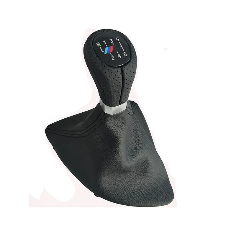 

6 Speed Gear Shift Knob Lever With Boot Cover Stick for BMW E87 Accessories Left Drive With M Logo