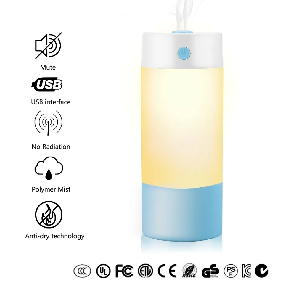 Air freshener for home 250ML Aromatherapy Electric USB Aroma Essential Diffuser Ultrasonic LED