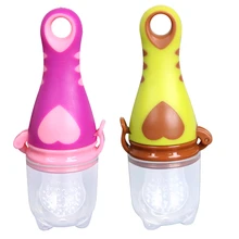 Baby Pacifier Infant Fresh Food Baby Supplies Safe Nibbler Bottles Feeder Baby Kids Food Milk Feeder Feeding Bottles for 0-12M