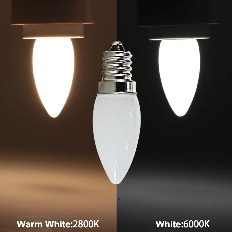 E12 led filament lights 1