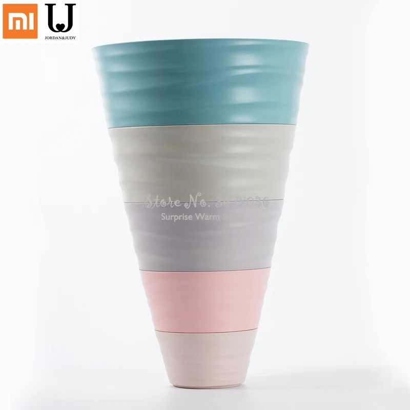 

Xiaomi 5pcs/set High Quality Dinnerware Set Bowls Imitation Porcelain Tableware Melamine Household Salad Fruit Sparse Bowl